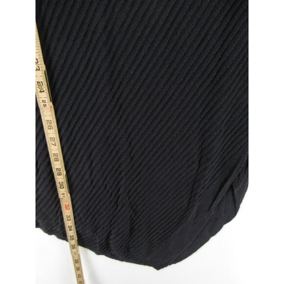 Alice Olivia Dress Medium Cashmere Blend Minimalist Asymmetrical Hem - Picture 4 of 10